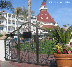 iron gate fence